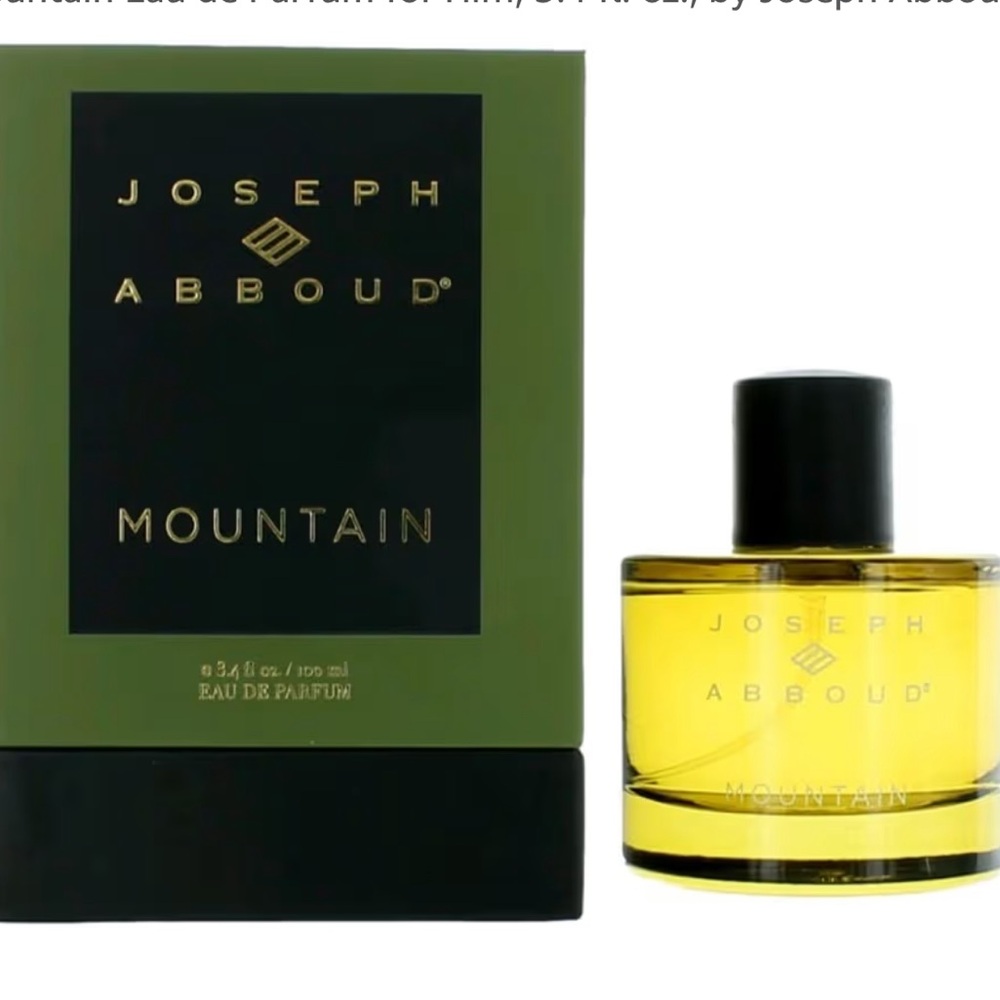Joseph Abboud Mountain Fragrance in Amber Bottle